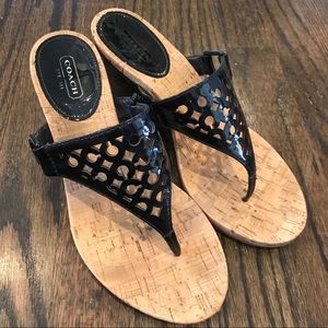 Coach Wedge Sandals